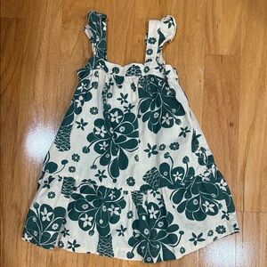 Patagonia Girls Green Floral Sundress